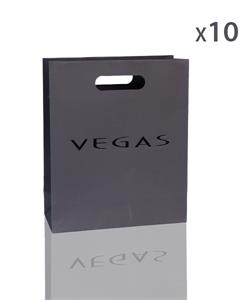 Μεγάλες τσάντες χαρτιού Vegas (10x)